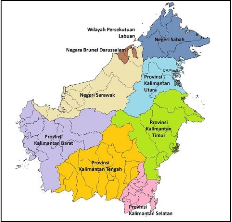 1637843879029 20 peta provinsi di pulau kalimantan
