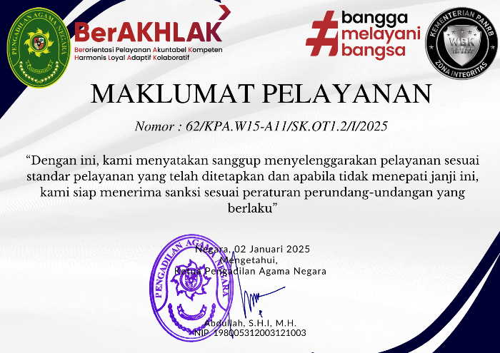 maklumat pelayanan 2025