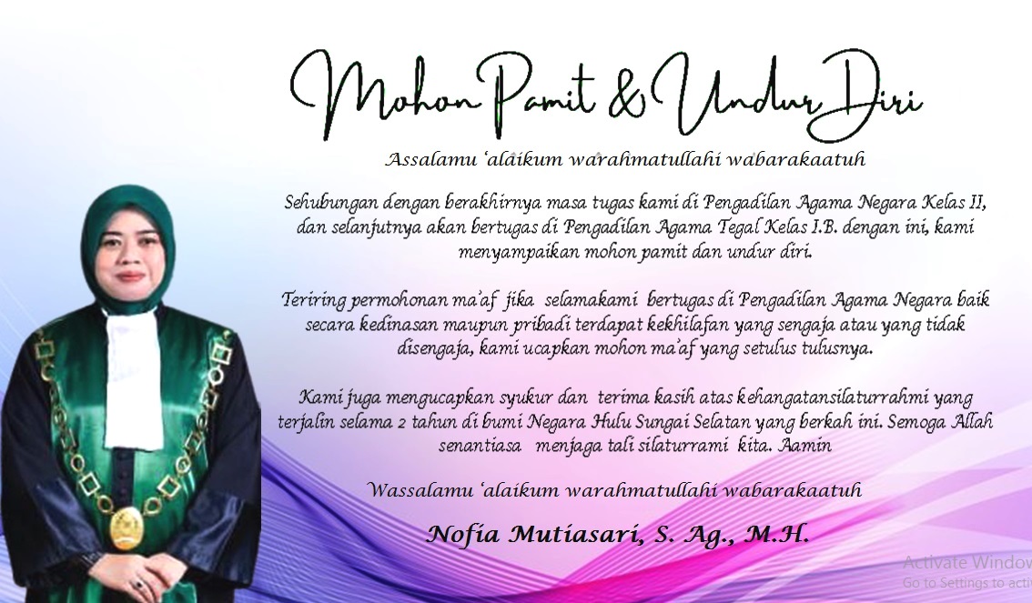 Ibu Nofia Mutiasari S.Ag. M