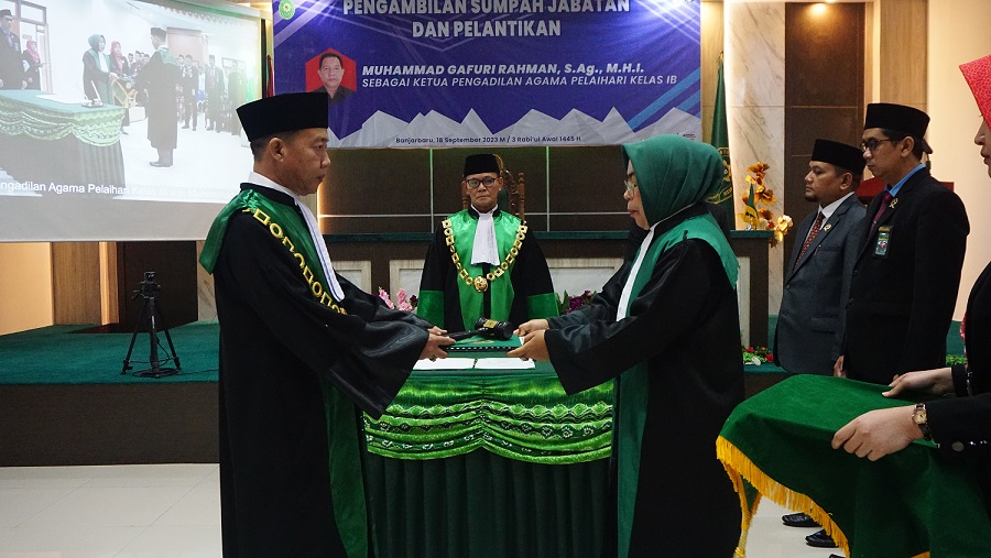 pelantikan kpa pelaihari 1